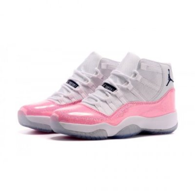 Nike Bayan Air Jordan 11 Gs Beyaz / Pembe / Siyah Basketbol Ayakkabısı Türkiye - HM2INIRQ